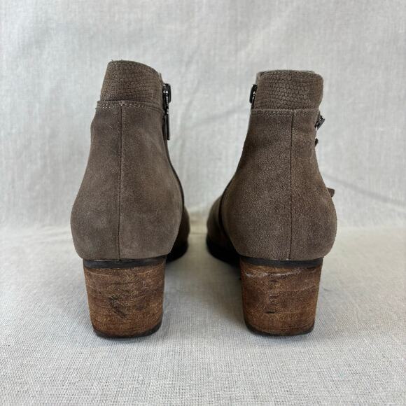 Blondo leather waterproof bootie, beige, taupe, brown, tan size 8.5 - Picture 5 of 8